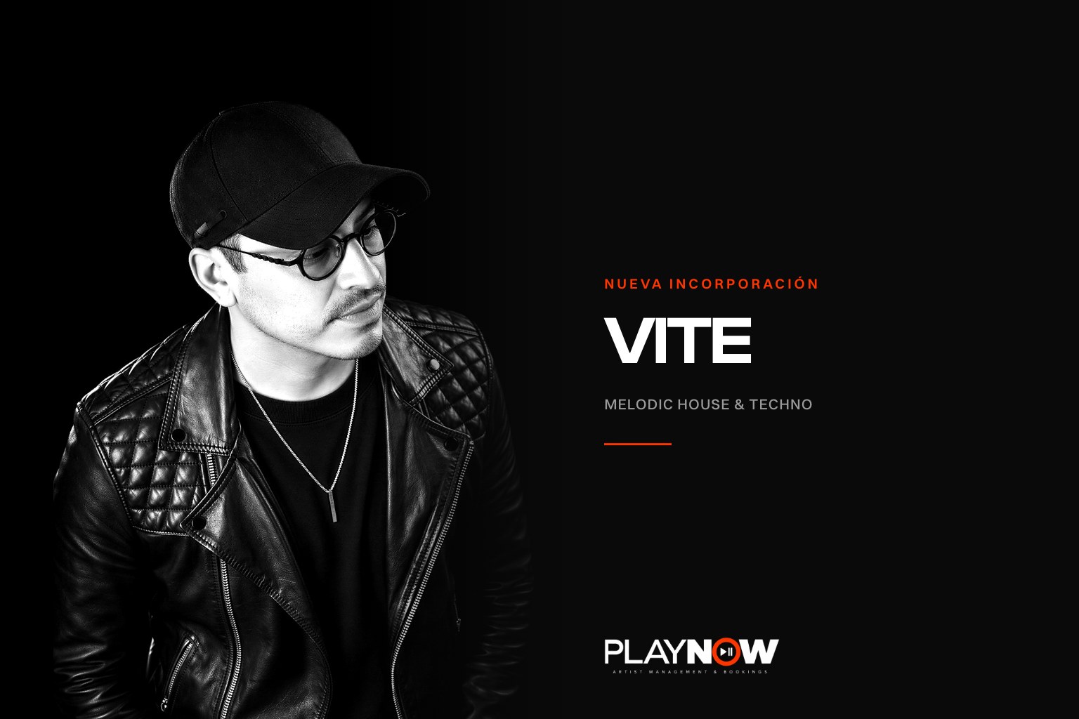 VITE, DJ y productor de house melódico y techno con base en Tulum, retrato para PLAYNOW