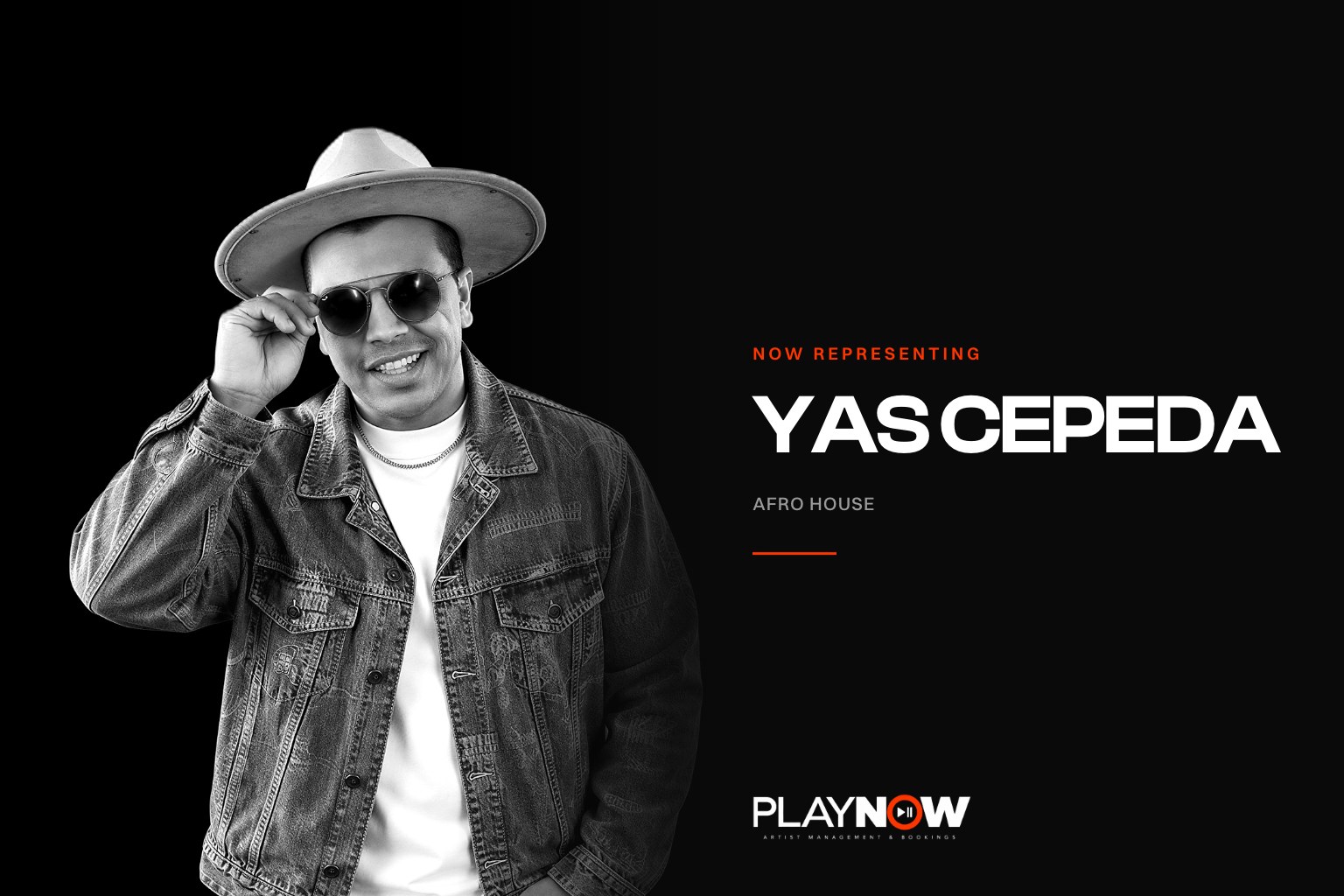 Yas Cepeda, Spanish afro house and latin house DJ and producer, portrait for PLAYNOW