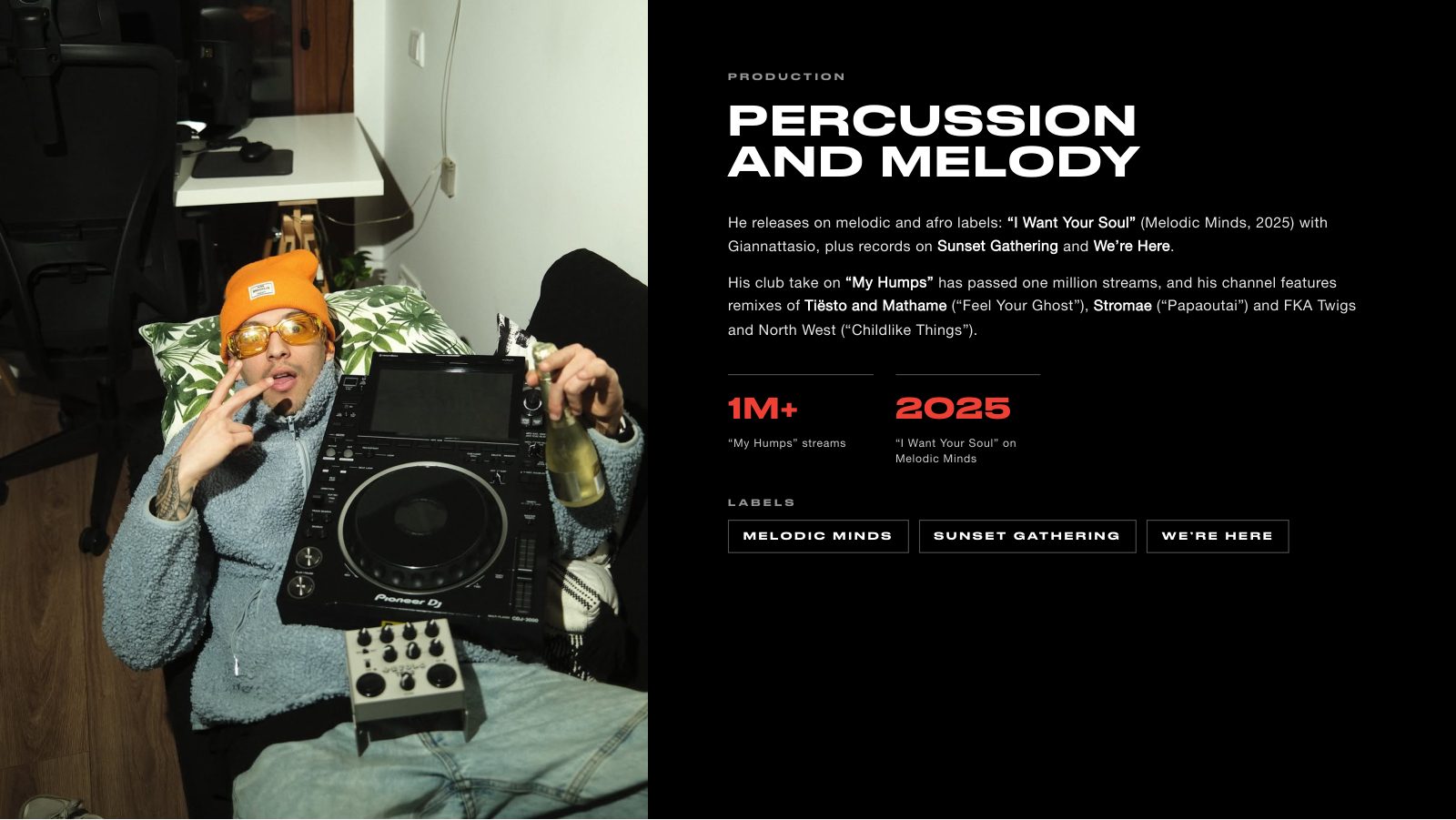 Chris Estrella · Press kit · 3/7