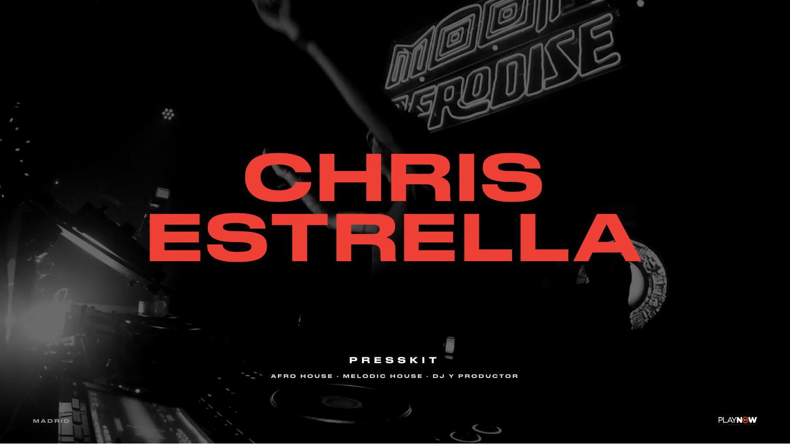Chris Estrella · Press kit · 1/7