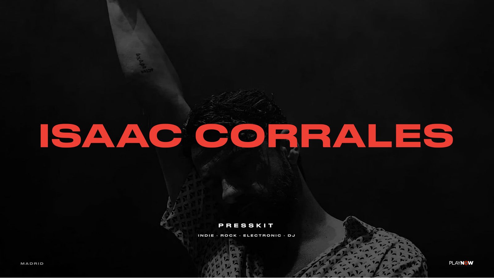 Isaac Corrales · Press kit · 1/7