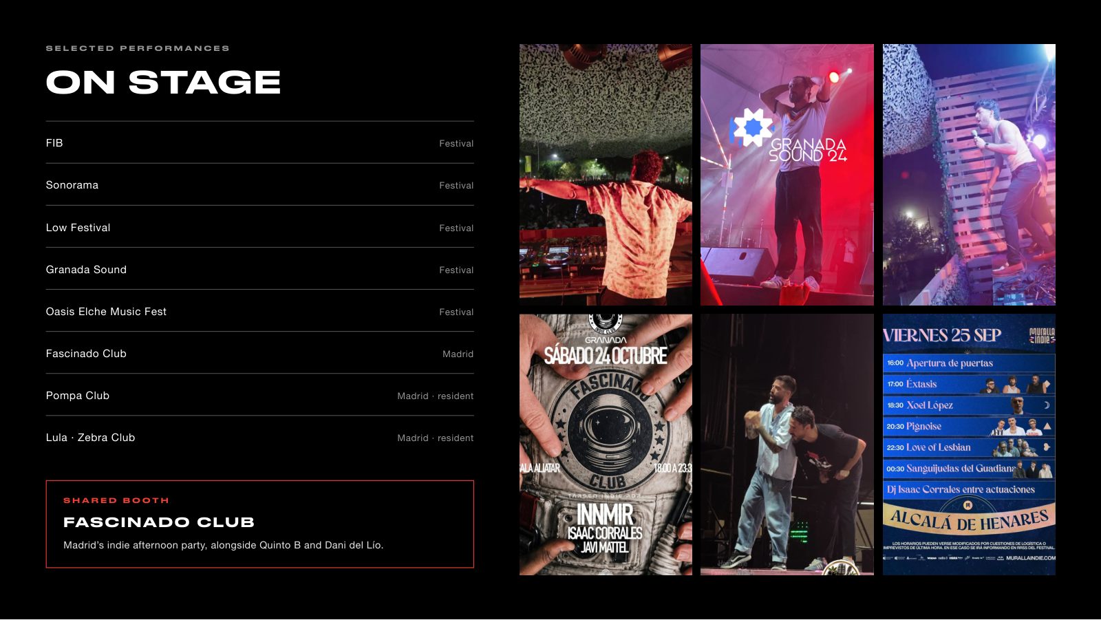 Isaac Corrales · Press kit · 4/7
