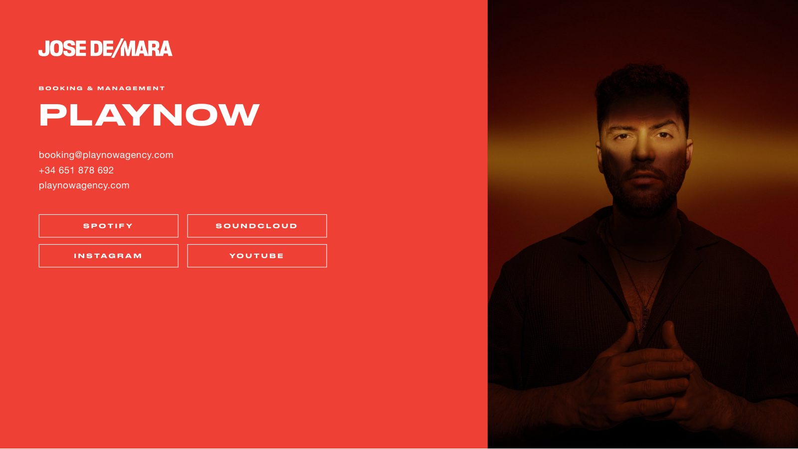 Jose De Mara · Press kit · 9/9