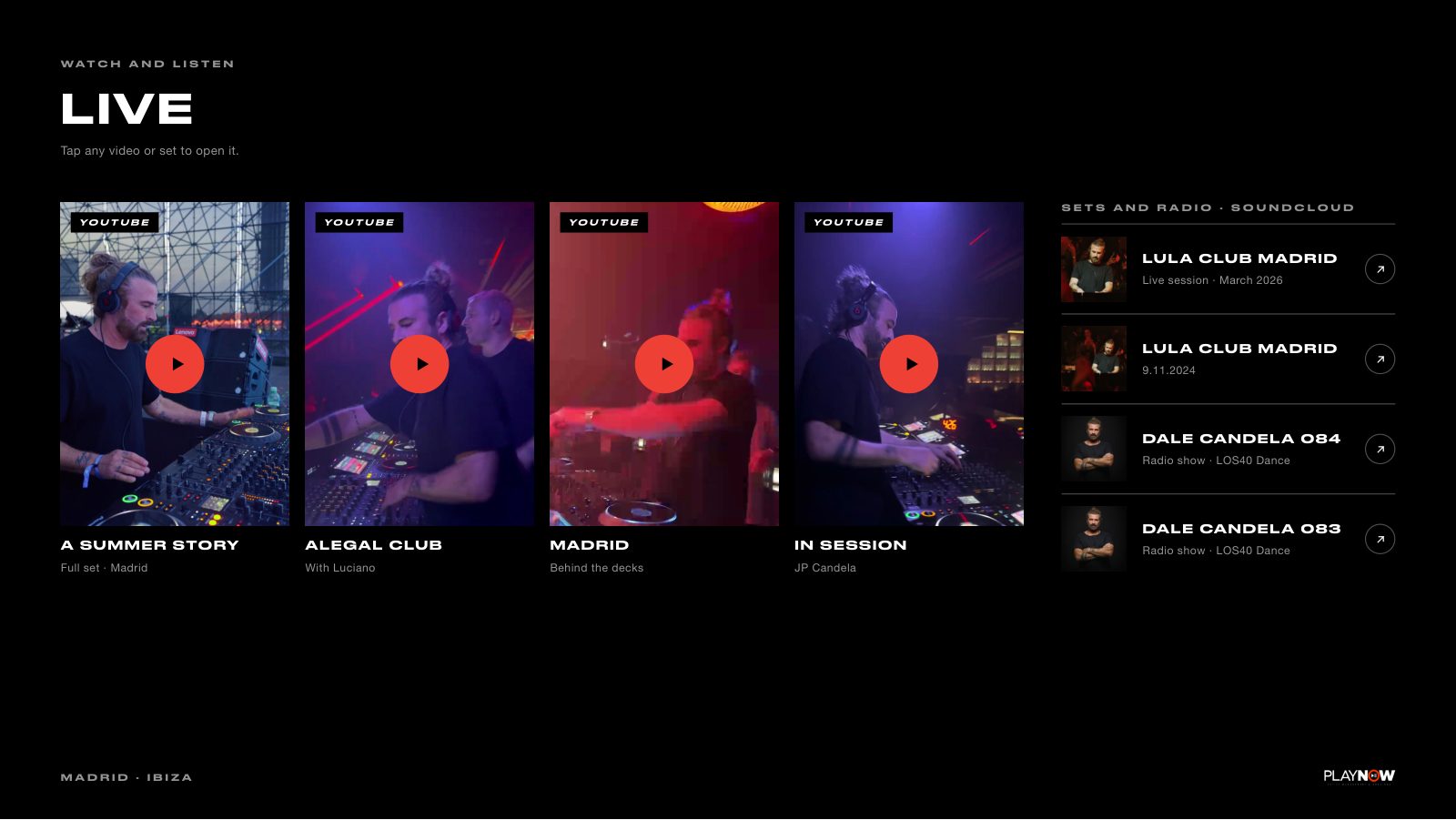 JP Candela · Press kit · 5/8