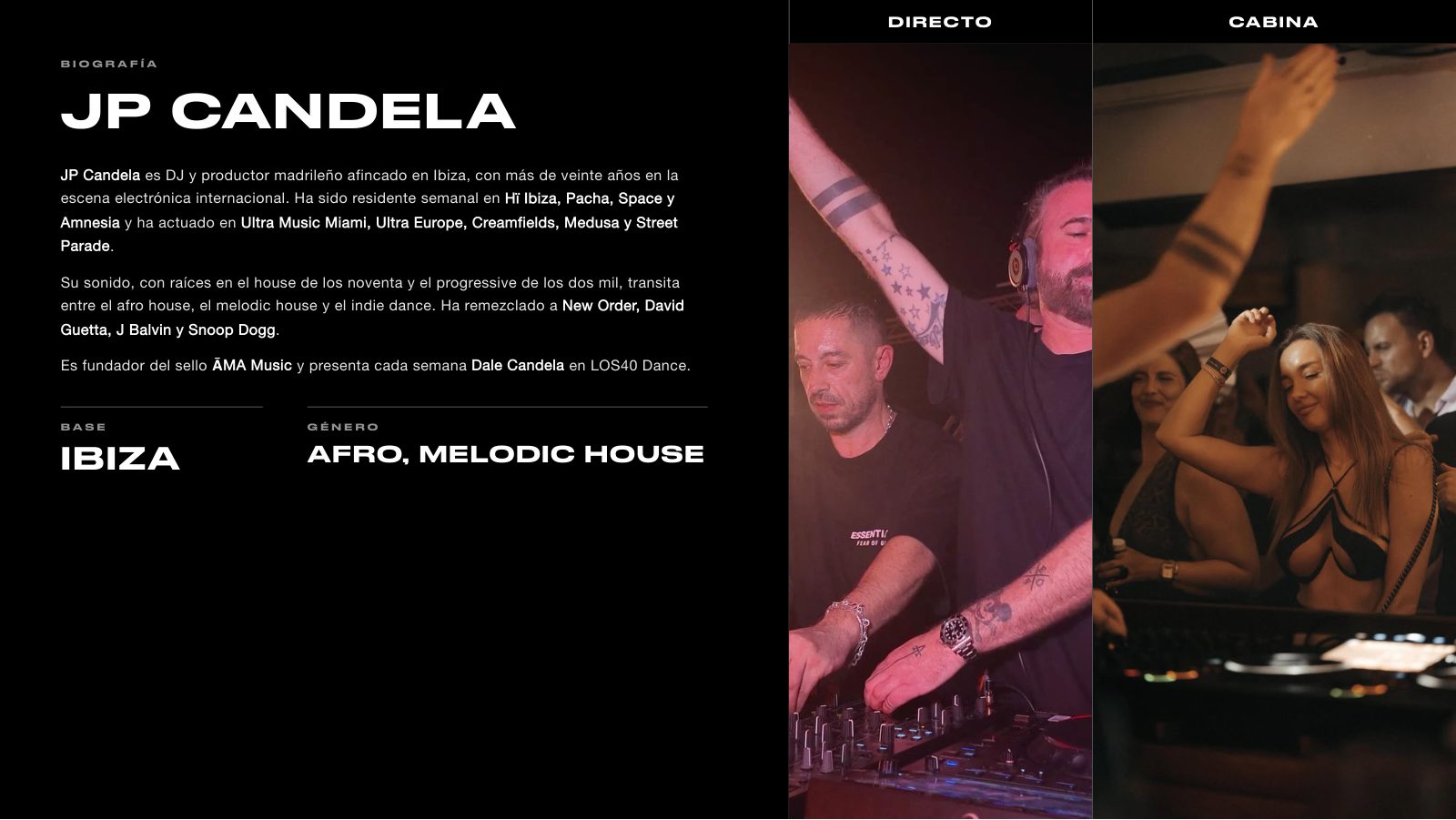 JP Candela · Press kit · 2/8