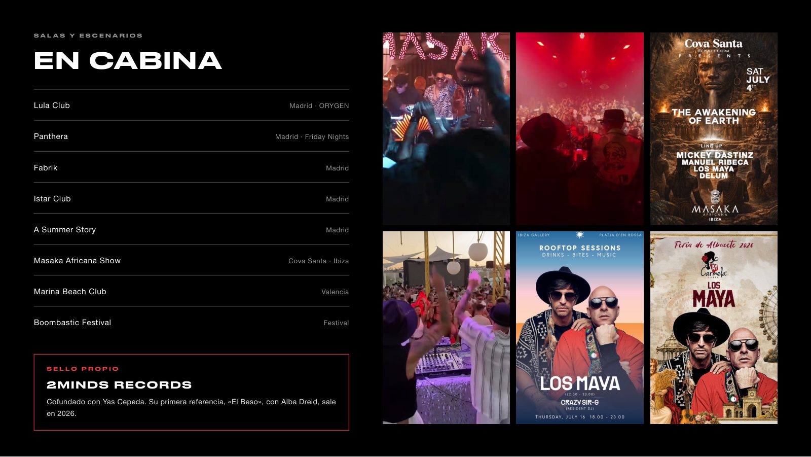 Los Maya · Press kit · 4/8