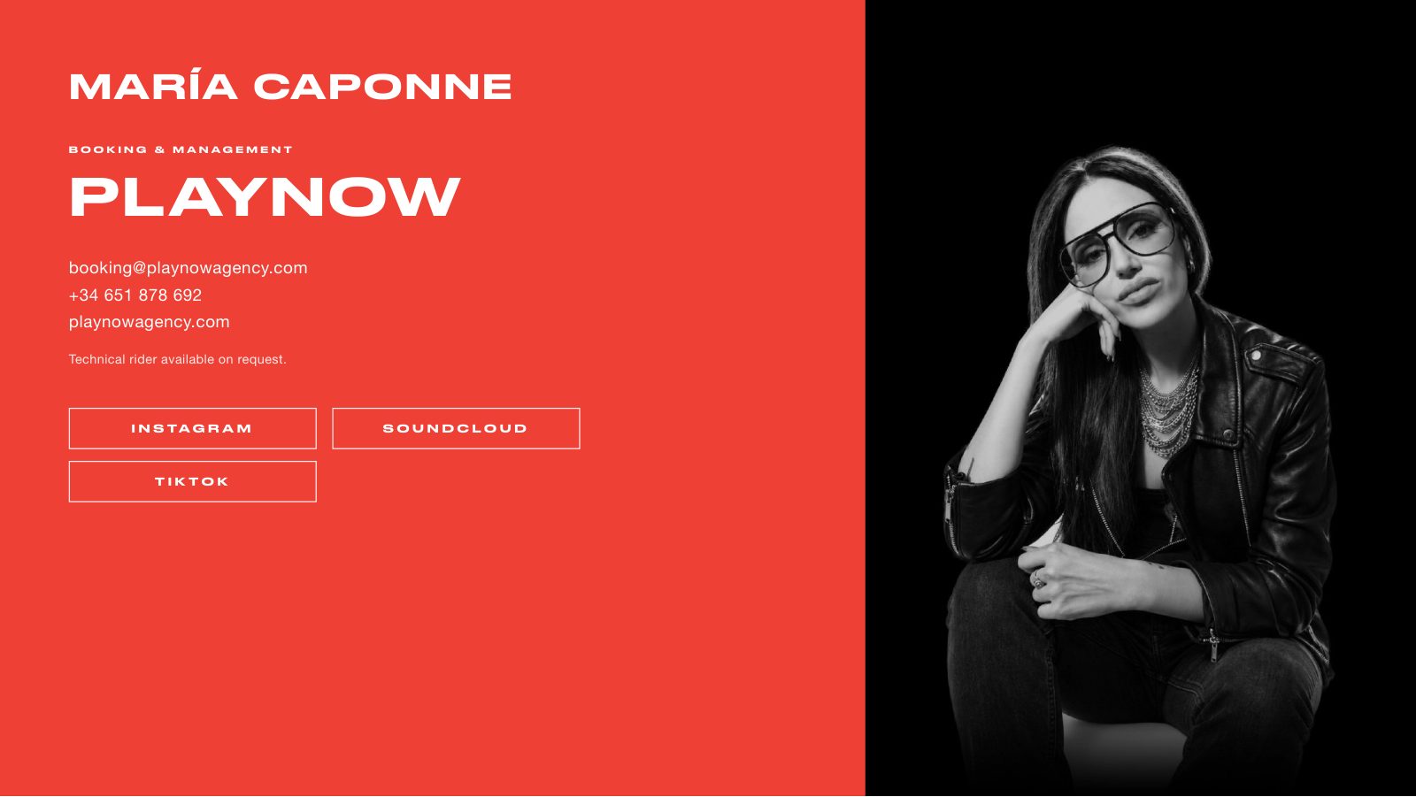 María Caponne · Press kit · 7/7