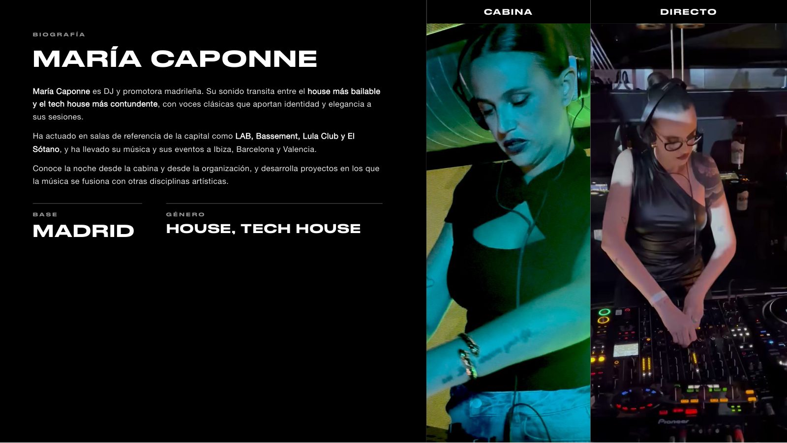 María Caponne · Press kit · 2/7