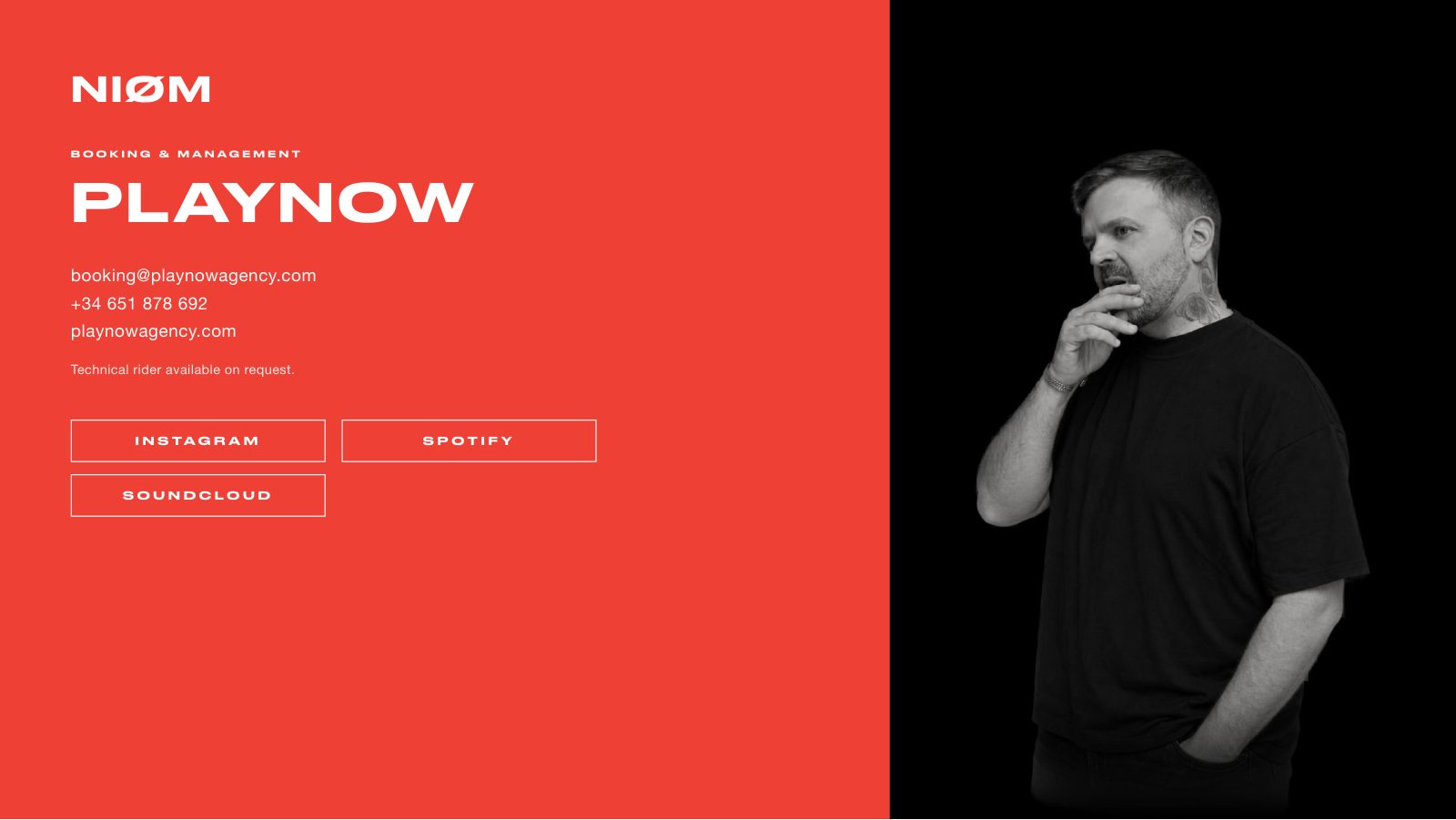 NIØM · Press kit · 8/8