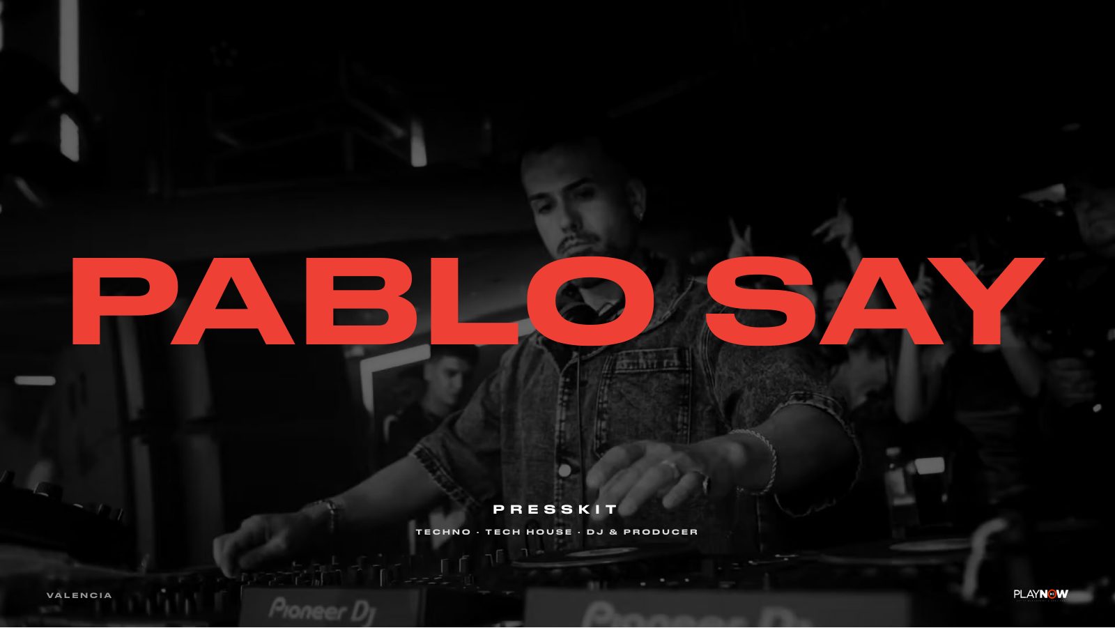 Pablo Say · Press kit · 1/8