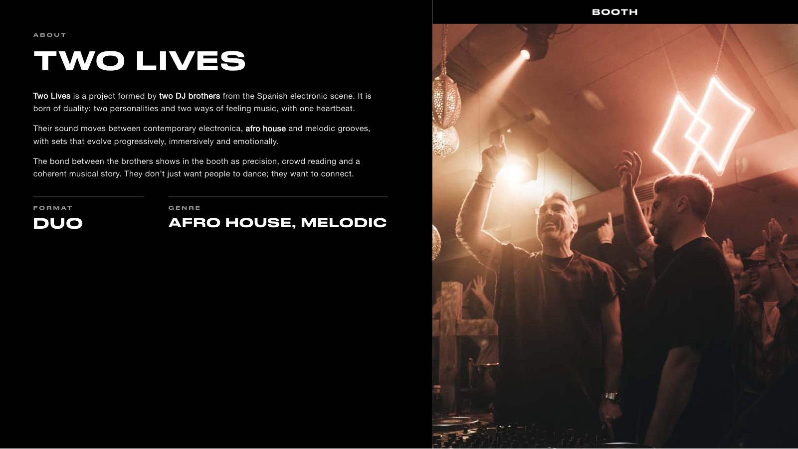 Two Lives · Press kit · 2/7